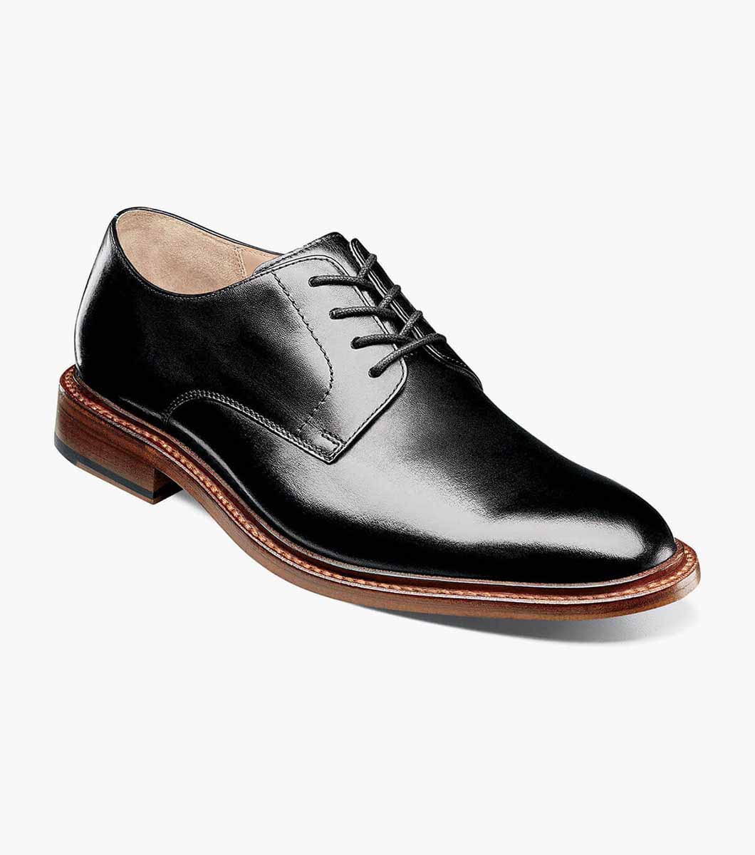 Men’s Dress Shoes | Black Plain Toe Oxford | Florsheim Mercantile