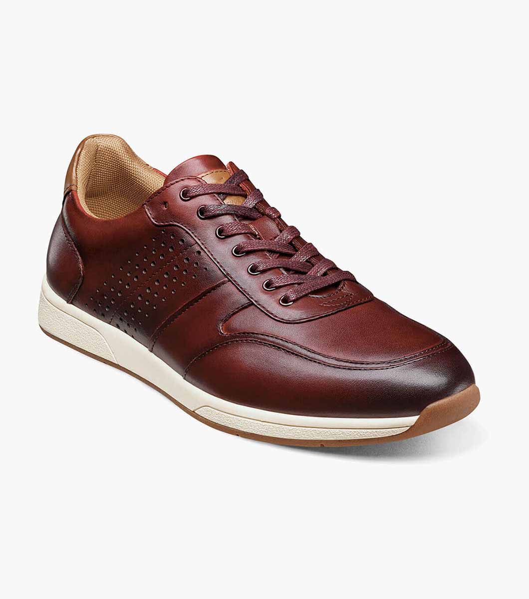 Clearance Men’s Shoes | Burgundy Sport Lace Up | Florsheim Fusion