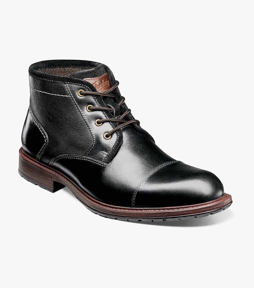 florsheim cap toe boot