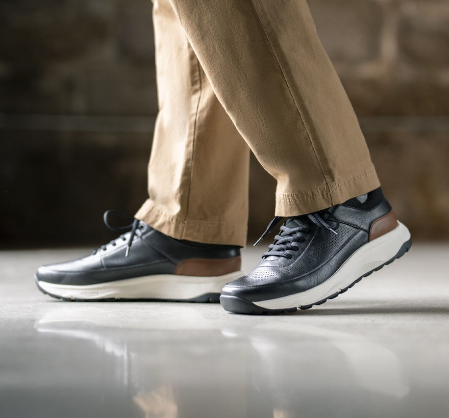 Shop Florsheim top sellers featuring the Satellite perf sneaker in black.