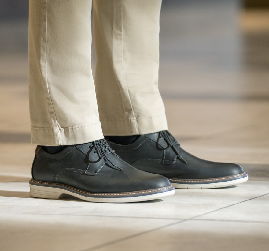 Shop Florsheim Hybrids featuring the Norwalk plain toe oxford in black.