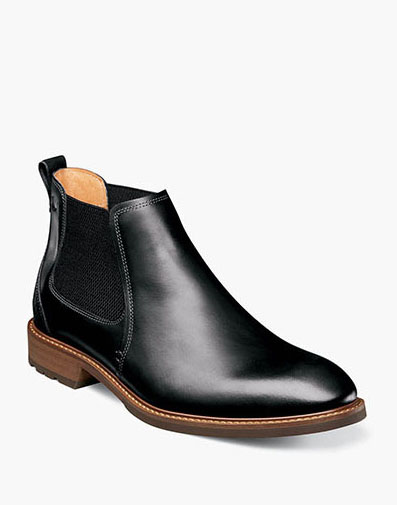 Norwalk Plain Toe Side Zip Boot All Mens Shoes | Florsheimshoes.ca