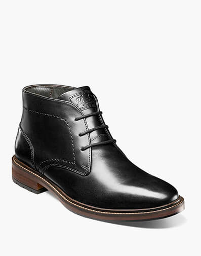 Forge Plain Toe Chukka Boot in Black for $170.00 dollars.