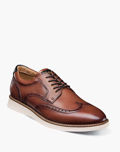 Launch Wingtip Oxford in Cognac Multi for $170.00 dollars.