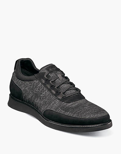 Launch Knit Elastic Lace Moc Toe Slip On in Black for $160.00 dollars.