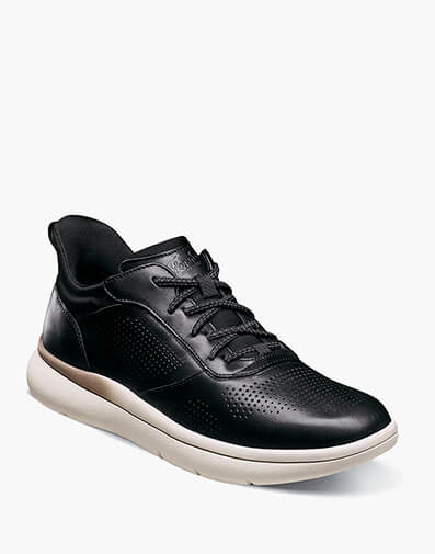 Fleet Perf Toe Elastic Lace Sneaker in Black for $160.00 dollars.