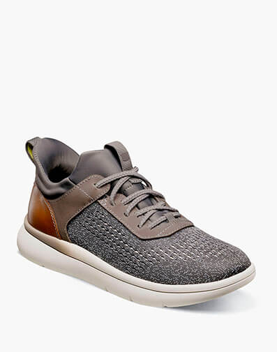 Fleet Knit Elastic Lace Sneaker in Gray for $160.00 dollars.