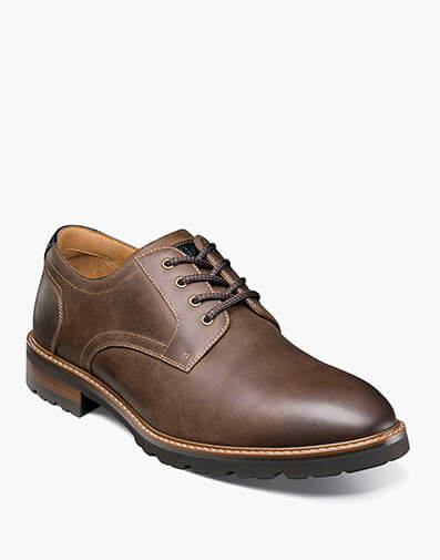 Renegade Plain Toe Oxford in Brown CH for $180.00 dollars.